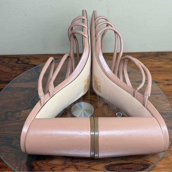 NINE WEST Strappy Open Toe Heel Sandals Platform Block Heels Size 13 - Picture 12 of 15